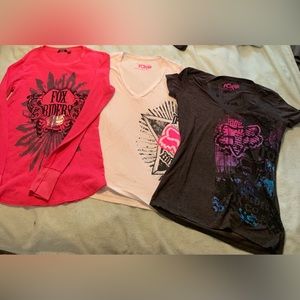Women’s size XL Fox Racing shirts